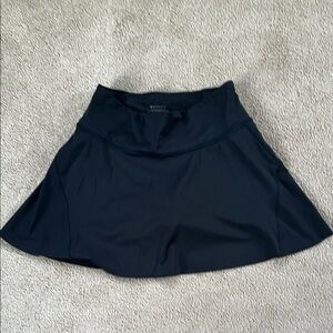 Athleta Black Mini Skater Skirt Casual A-line